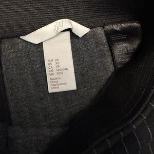 H&M Black Pinstripe Pants - Size XS